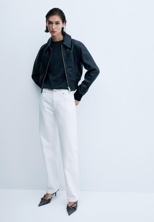 MANGO - Jeans eliana - white