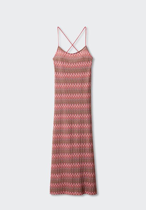 MANGO - Dress serra - red
