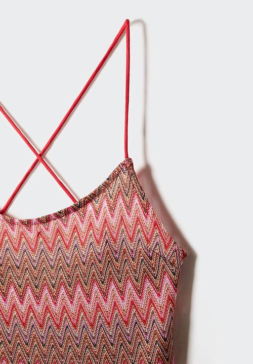 MANGO - Dress serra - red