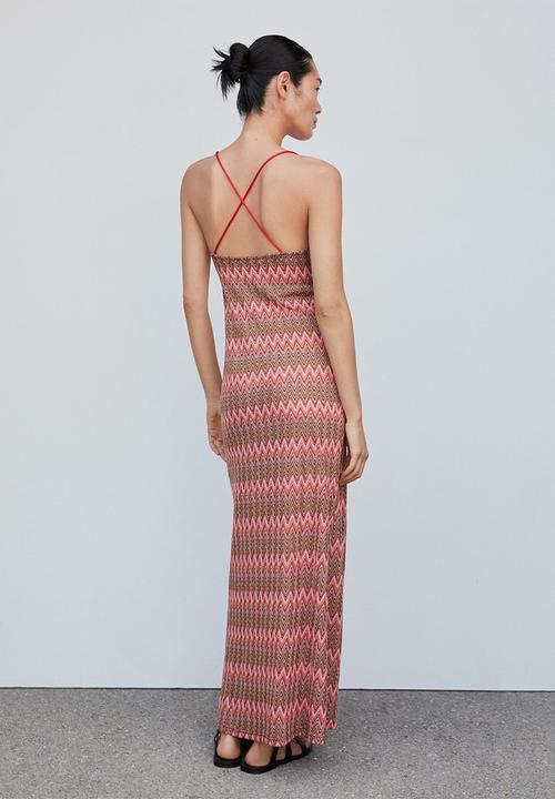 MANGO - Dress serra - red