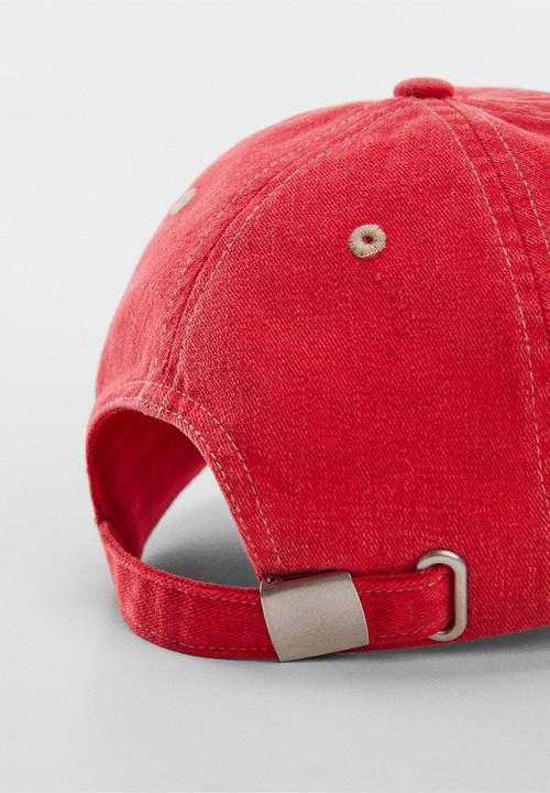 MANGO - Cap quote - red