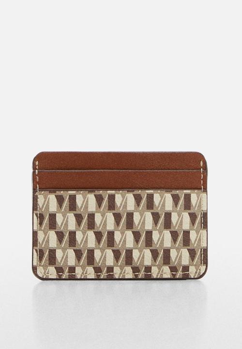 MANGO - Card holder ivan - medium brown