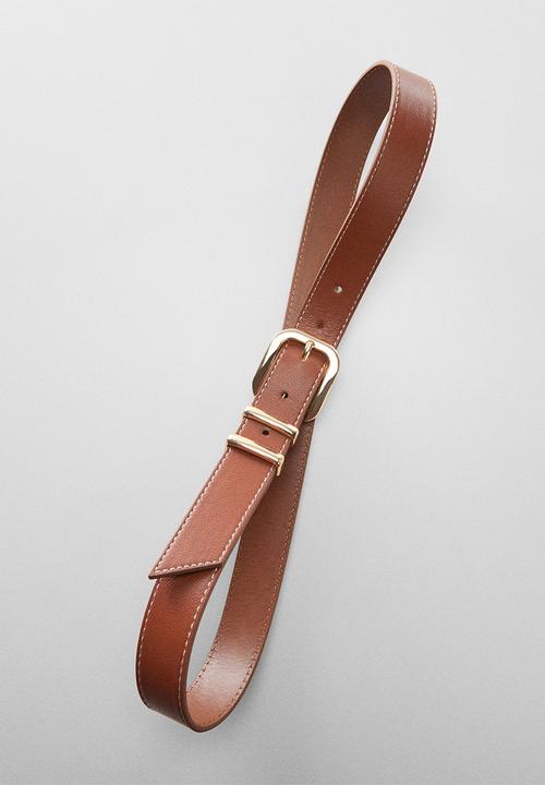 MANGO - Belt bella - brown