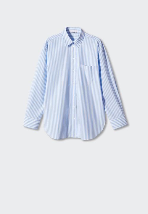 MANGO - Shirt juanes - light/pastel blue