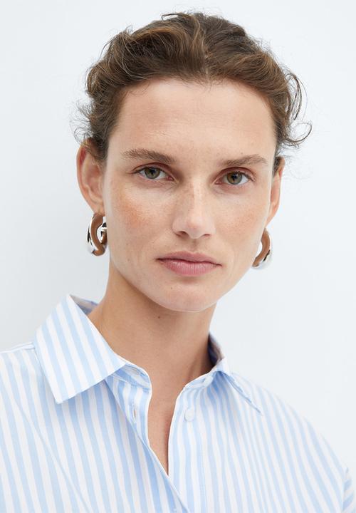 MANGO - Shirt juanes - light/pastel blue