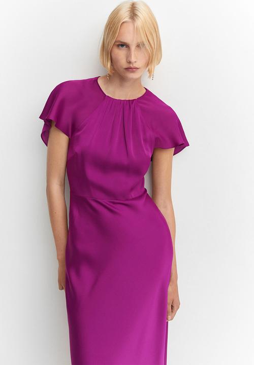 MANGO - Dress vuelo - medium purple