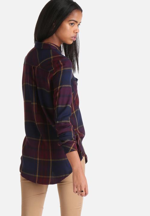 ONLY - Edna Fico Check Stud Shirt