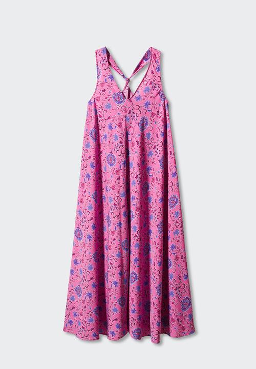 MANGO - Dress Loren - mid-pink