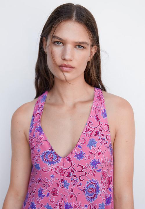 MANGO - Dress Loren - mid-pink