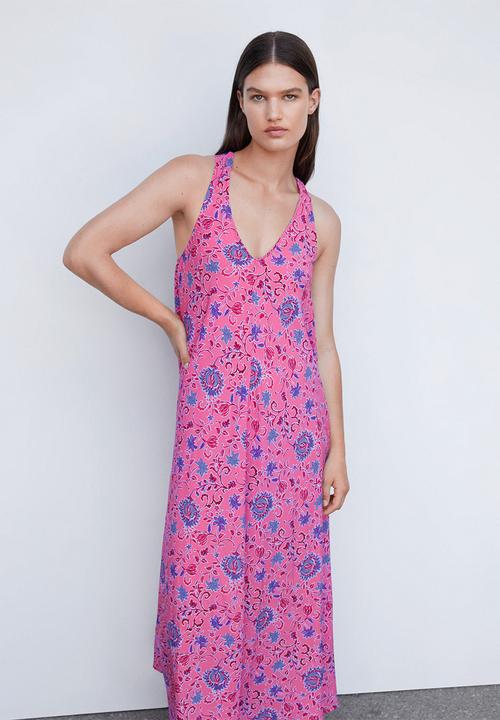 MANGO - Dress Loren - mid-pink