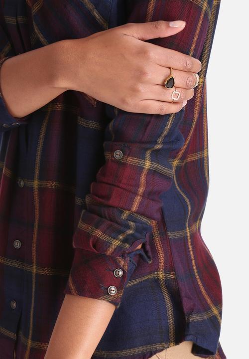 ONLY - Edna Fico Check Stud Shirt