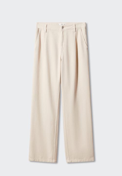 MANGO - Jeans arletita - light beige