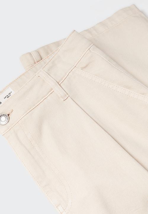 MANGO - Jeans arletita - light beige