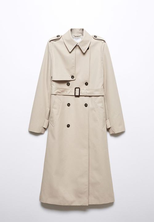 MANGO - Trench coat chicago - light/pastel grey