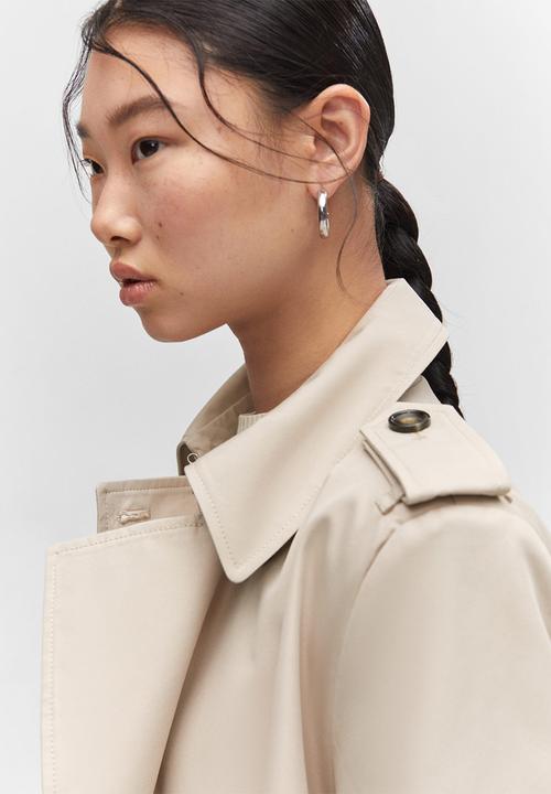 MANGO - Trench coat chicago - light/pastel grey