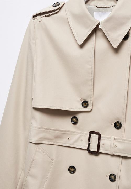 MANGO - Trench coat chicago - light/pastel grey