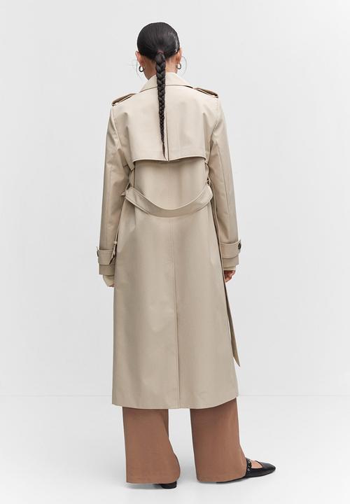 MANGO - Trench coat chicago - light/pastel grey
