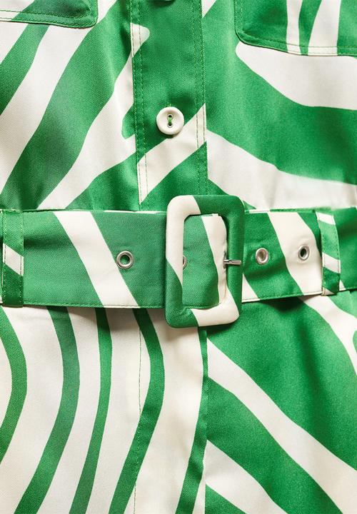 MANGO - Playsuit samsara - green