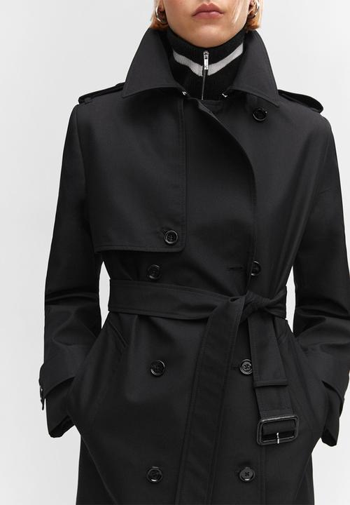 MANGO - Trench coat chicago - black
