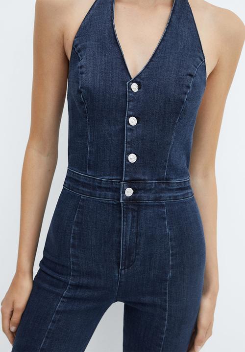 MANGO - One-piece suit sophie2 - denim blue