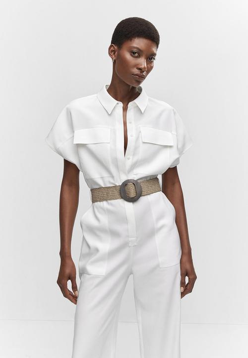 MANGO - One-piece suit sahara5 - white