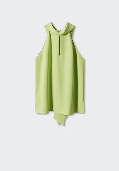 MANGO - Blouse charlot - bright yellow