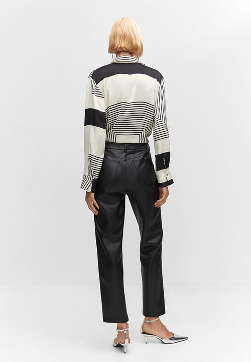 MANGO - Trousers lille - black