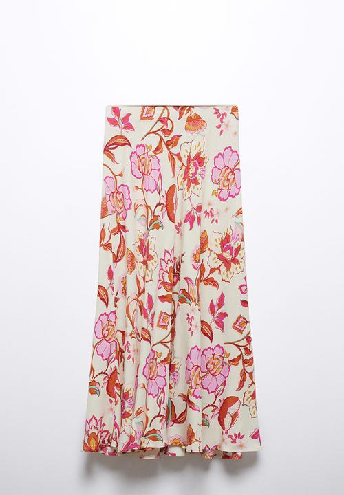 MANGO - Skirt bombay - light beige
