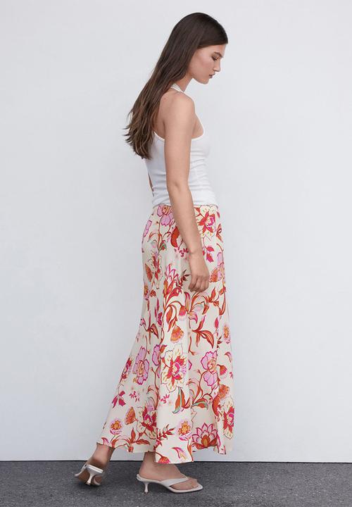 MANGO - Skirt bombay - light beige