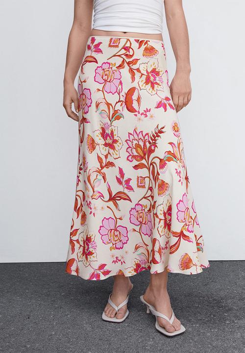 MANGO - Skirt bombay - light beige