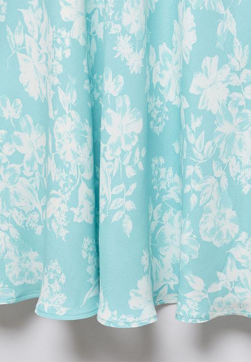 MANGO - Skirt bombay - mid-green