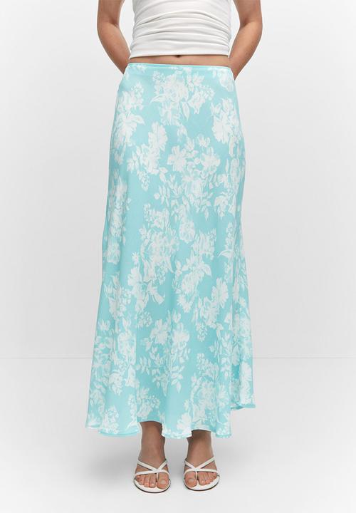 MANGO - Skirt bombay - mid-green
