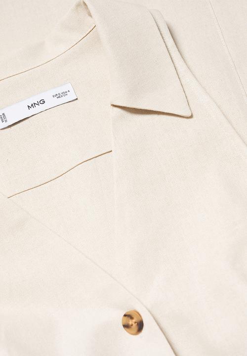 MANGO - Dress paula - light pastel beige