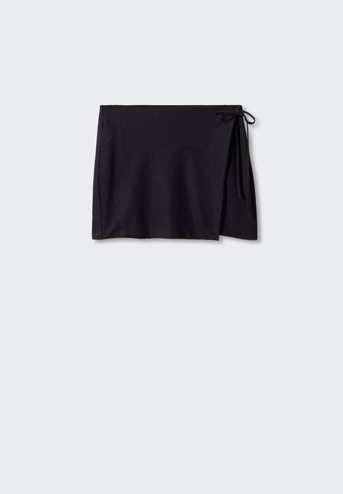 MANGO - Skirt char - black