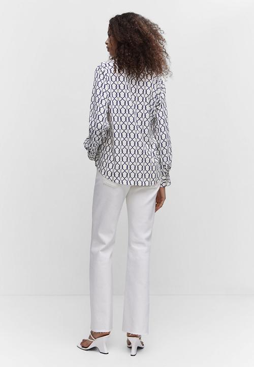 MANGO - Shirt basic - navy
