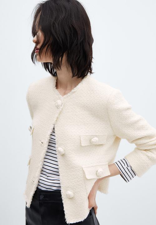 MANGO - Jacket wintour - light beige