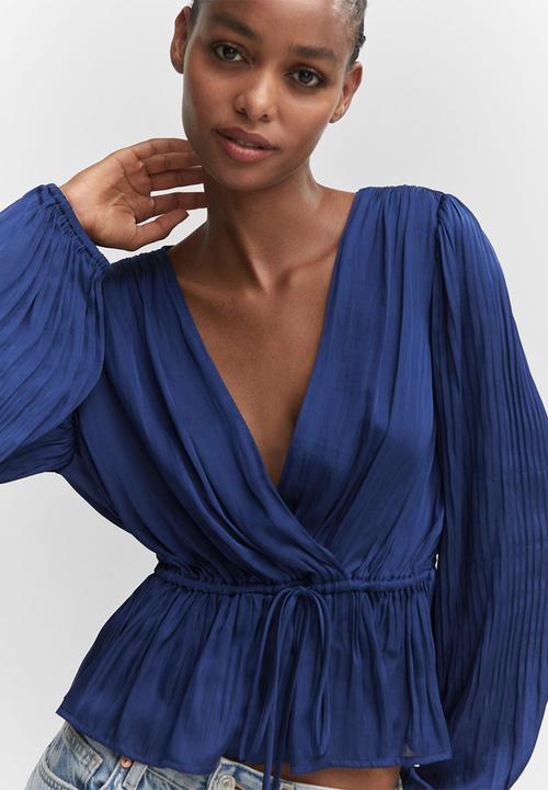 MANGO - Blouse nantes - dark blue