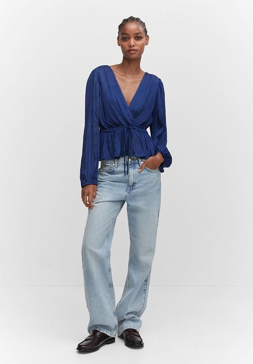 MANGO - Blouse nantes - dark blue