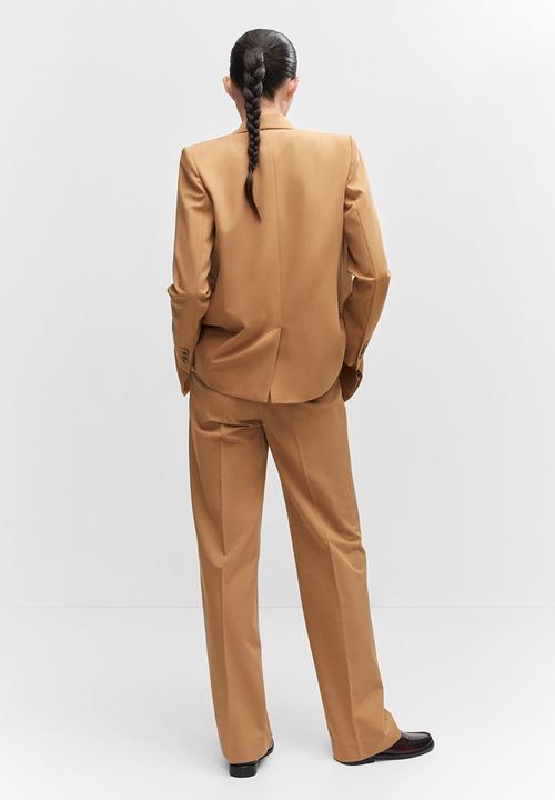 MANGO - Blazer greta - medium brown