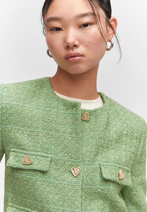 MANGO - Jacket love - light/pastel green