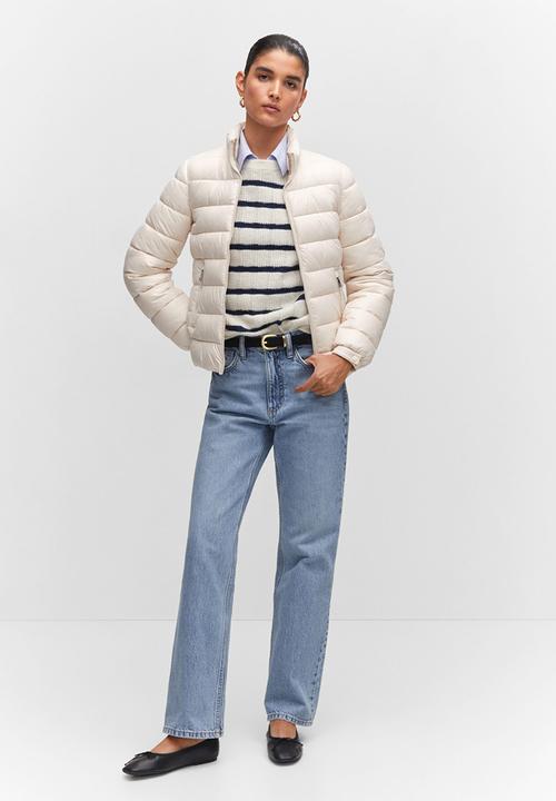 MANGO - Anorak blandi - light beige