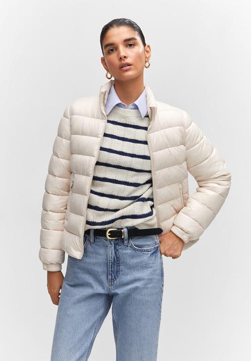MANGO - Anorak blandi - light beige