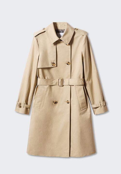 MANGO - Trench coat polana - medium brown