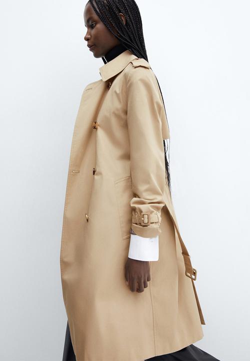 MANGO - Trench coat polana - medium brown