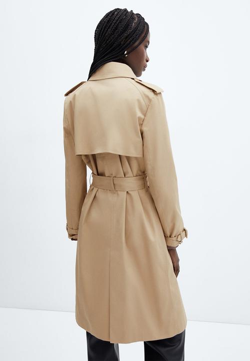 MANGO - Trench coat polana - medium brown