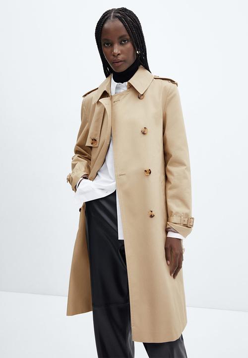 MANGO - Trench coat polana - medium brown