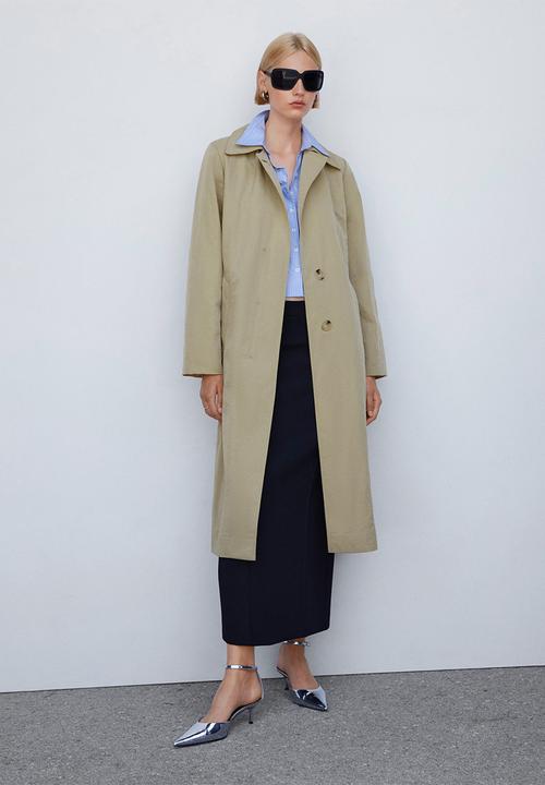 MANGO - Trench coat dulce - light beige