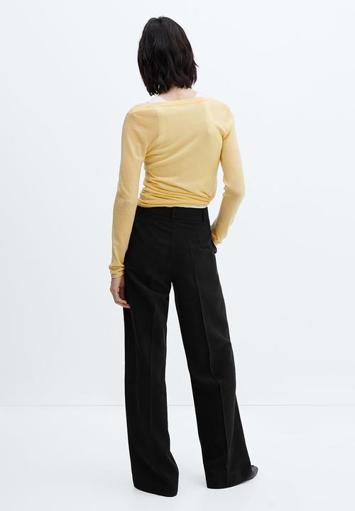 MANGO - Trousers carlos - black