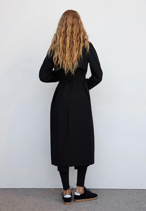 MANGO - Trench coat geisha - black