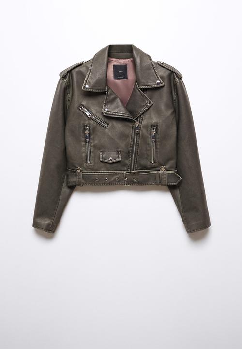 MANGO - Jacket gigi - black